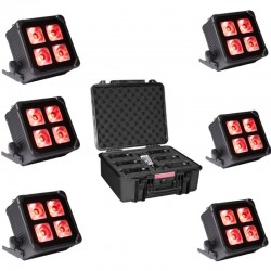 VALISE 6 PROJECTEURS LED...